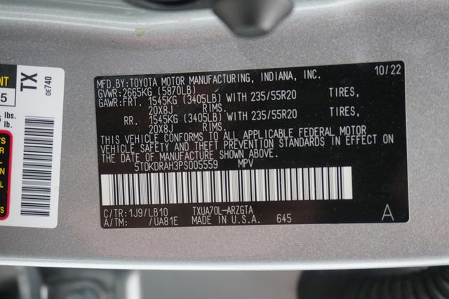 2023 Toyota Highlander  - 23000288 - 36