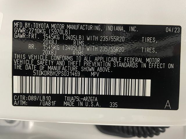 2023 Toyota Highlander Limited AWD - 22968028 - 52