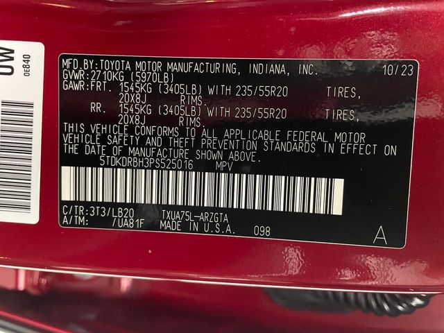 2023 Toyota Highlander Limited AWD - 22995947 - 50