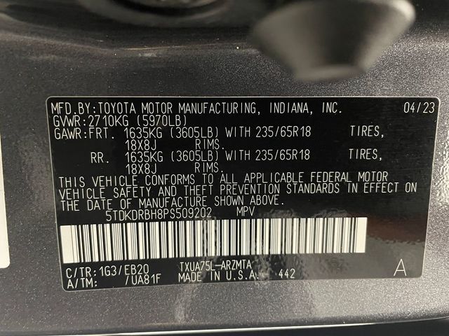 2023 Toyota Highlander XLE AWD - 22935198 - 52