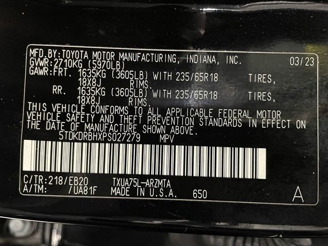 2023 Toyota Highlander XLE AWD - 22942110 - 51