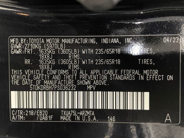 2023 Toyota Highlander XLE AWD - 22983546 - 51