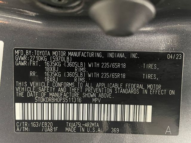 2023 Toyota Highlander XLE AWD - 22992789 - 51