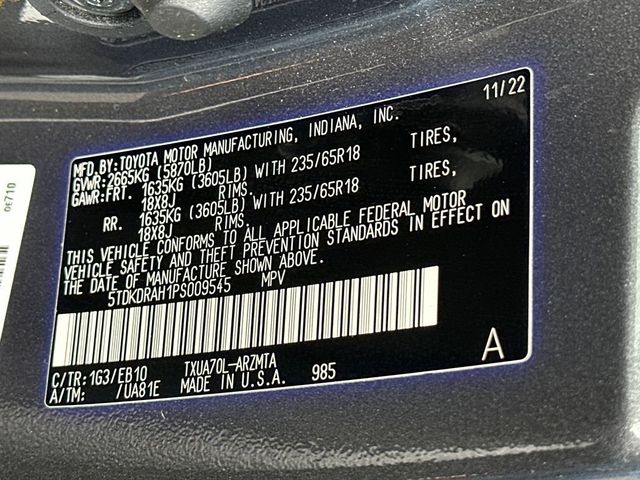 2023 Toyota Highlander XLE FWD - 23044220 - 21