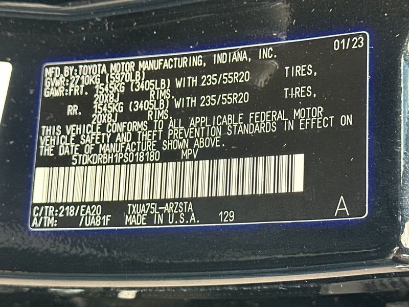 2023 Toyota Highlander XSE AWD - 23059956 - 22