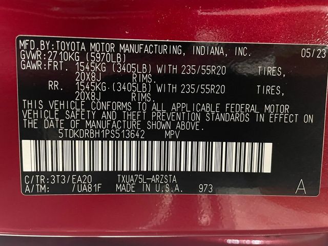 2023 Toyota Highlander XSE AWD - 22951227 - 51