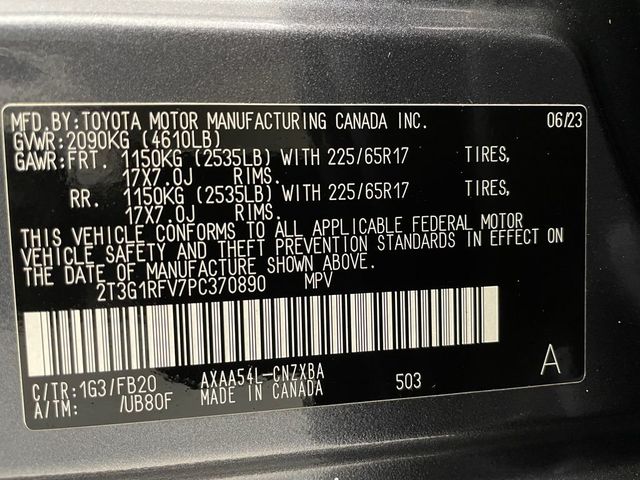 2023 Toyota RAV4 LE AWD - 22931426 - 45