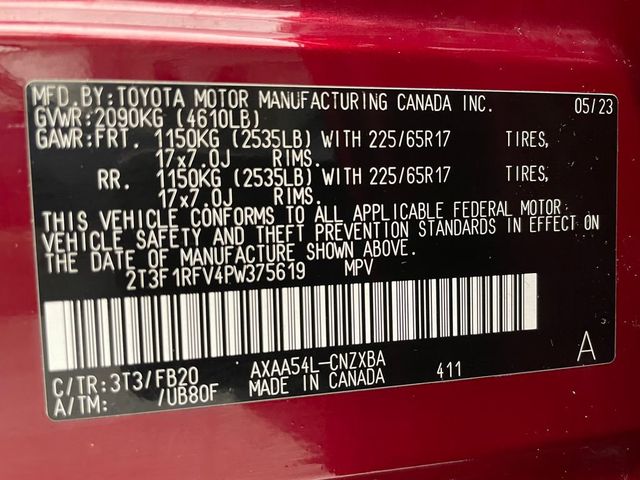 2023 Toyota RAV4 LE AWD - 22992794 - 44