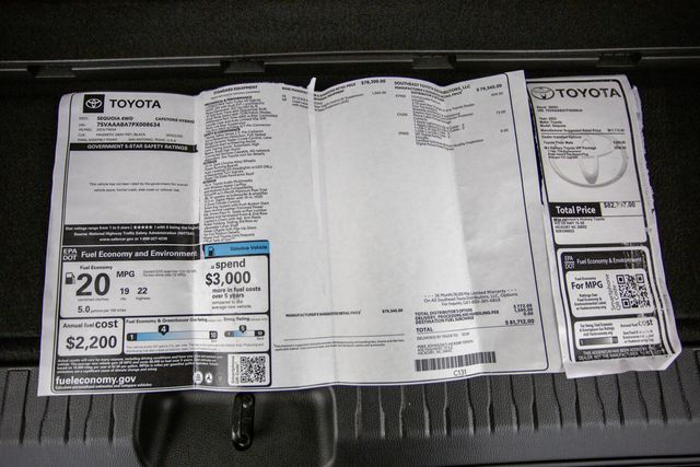 2023 Toyota Sequoia Capstone 4WD - 22414428 - 42