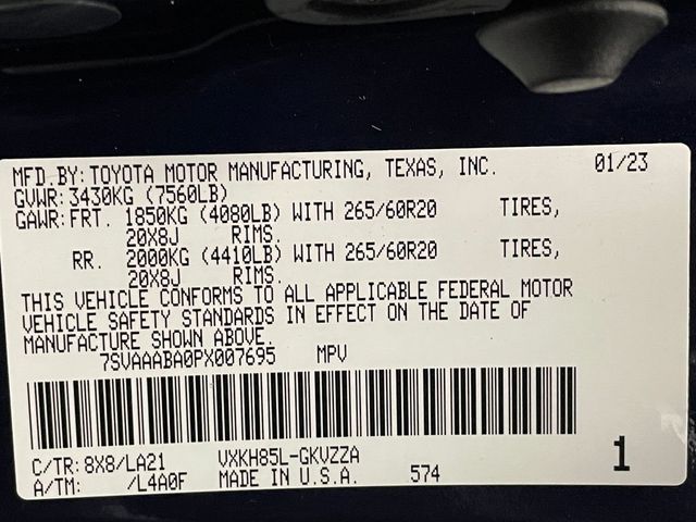 2023 Toyota Sequoia Platinum 4WD - 22992500 - 59