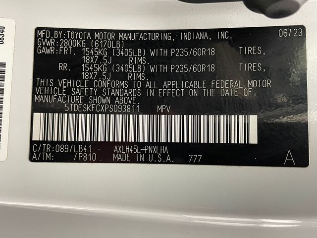 2023 Toyota Sienna Platinum AWD 7-Passenger - 22963320 - 49