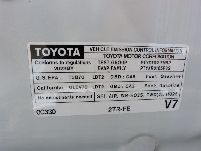 2023 Toyota Tacoma 2WD 2.7L 4CYL. GAS*2WD*EXT CAB*6FT BED*"ATC" TOPPER WITH LADDER RACK - 23028198 - 45