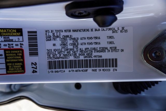 2023 Toyota Tacoma 4WD SR Double Cab 5' Bed V6 Automatic - 22979368 - 41