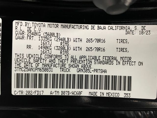 2023 Toyota Tacoma 4WD TRD Off Road Double Cab 5' Bed V6 Automatic - 22911598 - 51