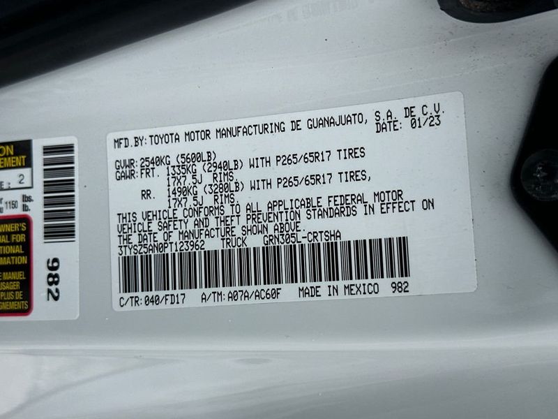 2023 Toyota Tacoma 4WD TRD Sport Access Cab 6' Bed V6 Automatic - 22998352 - 22