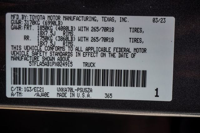 2023 Toyota Tundra 2WD SR5 - 22911109 - 43