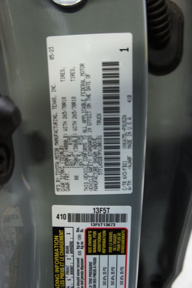 2023 Toyota Tundra 4WD 1-Owner, 4x4, Low Mileage, SR5 CrewMax 5.5" - 23032842 - 31