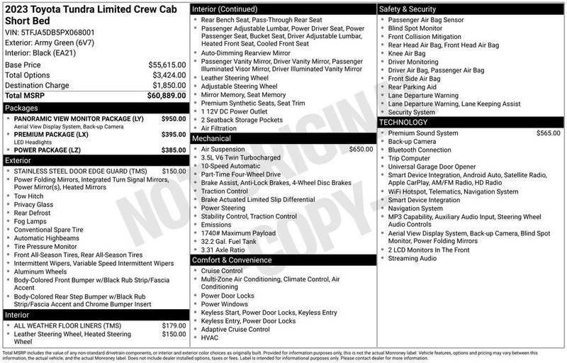 2023 Toyota Tundra 4WD Limited - 23026944 - 5