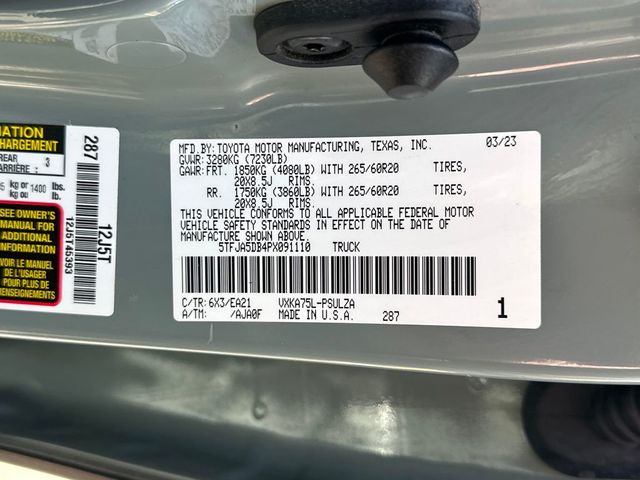 2023 Toyota Tundra 4WD Limited - 23043880 - 22