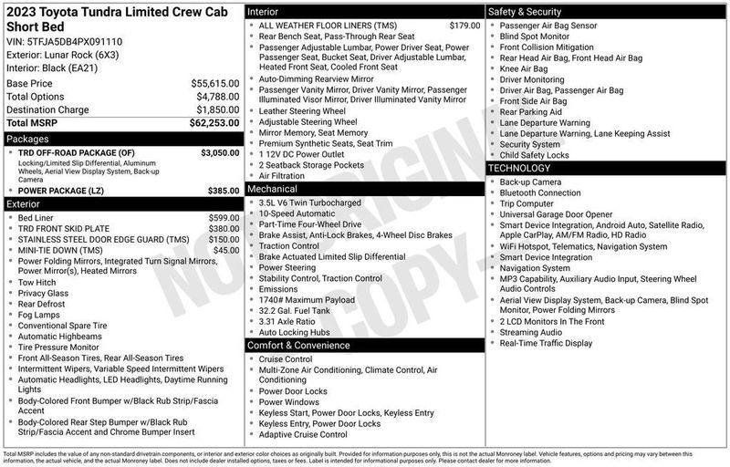 2023 Toyota Tundra 4WD Limited - 23043880 - 5