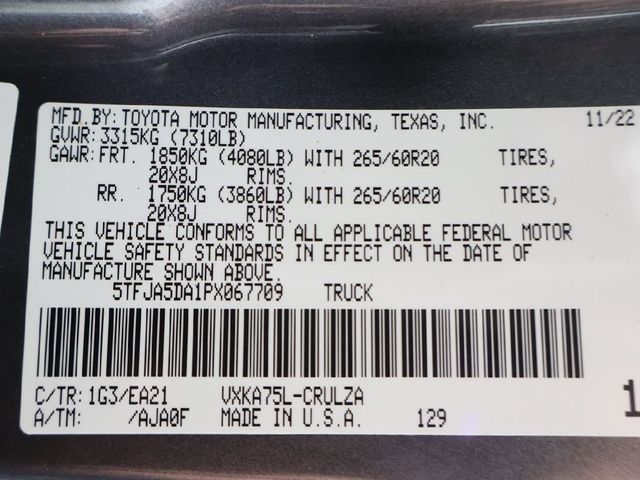 2023 Toyota Tundra 4WD Limited - 23031542 - 51