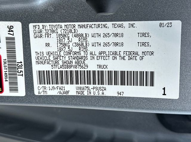2023 Toyota Tundra 4WD SR5 - 23055168 - 22