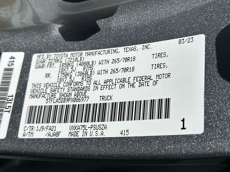 2023 Toyota Tundra 4WD SR5 - 23055172 - 21