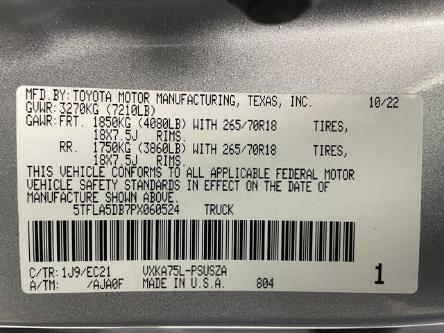 2023 Toyota Tundra 4WD SR5 - 22942116 - 56