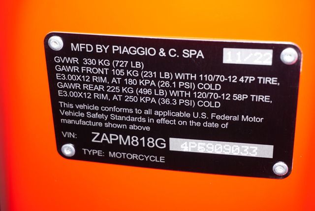 2023 VESPA PRIMAVERA 150 RED 1-OWNER VERY NICE!!! - 22805595 - 31