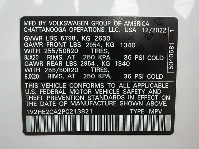 2023 Volkswagen Atlas Cross Sport 3.6L V6 SE w/Technology - 23077931 - 14