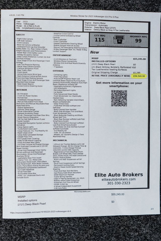 2023 Volkswagen ID.4 Pro S Plus AWD - 23014664 - 51