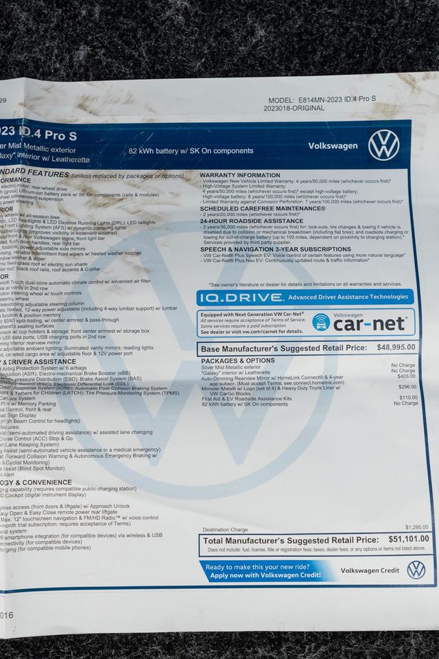 2023 Volkswagen ID.4 Pro S RWD - 23039781 - 46