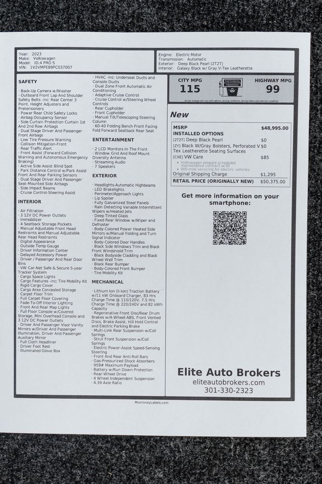 2023 Volkswagen ID.4 Pro S RWD w/LG Battery - 23042552 - 50