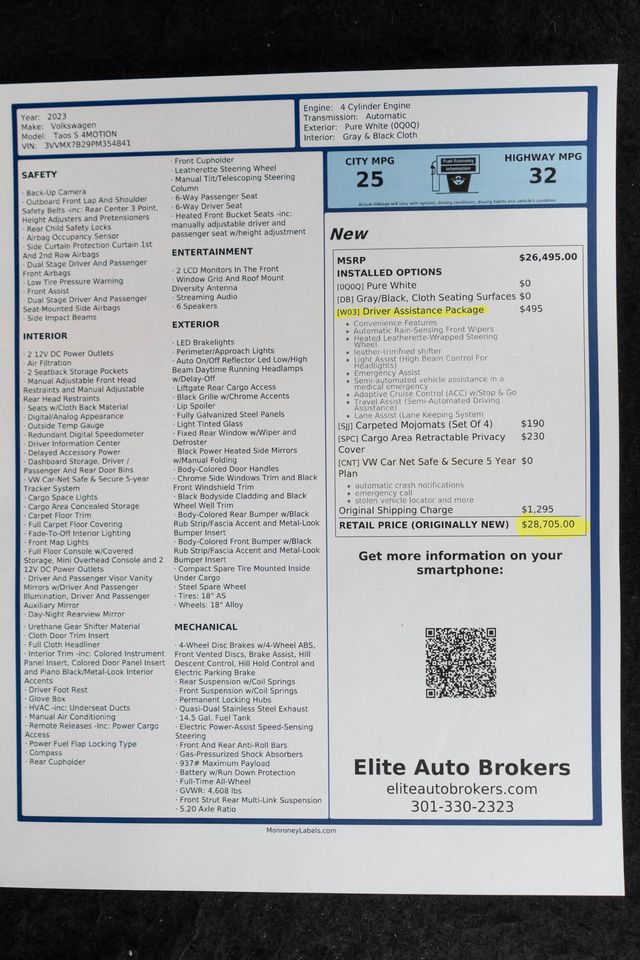 2023 Volkswagen Taos S 4MOTION - 23091212 - 41