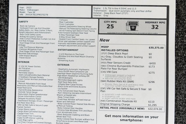 2023 Volkswagen Taos SE 4MOTION - 22982909 - 43