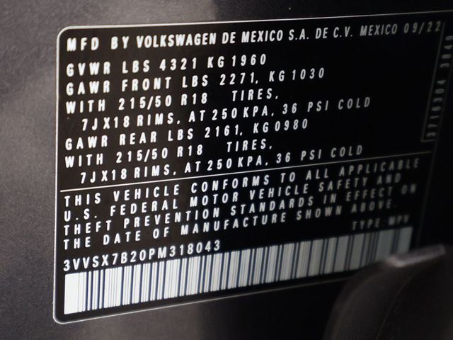 2023 Volkswagen Taos SE FWD - 23031541 - 47