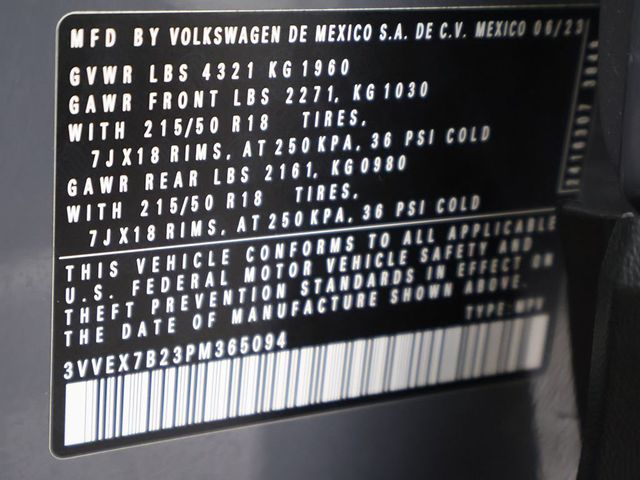 2023 Volkswagen Taos SE FWD - 23065840 - 49