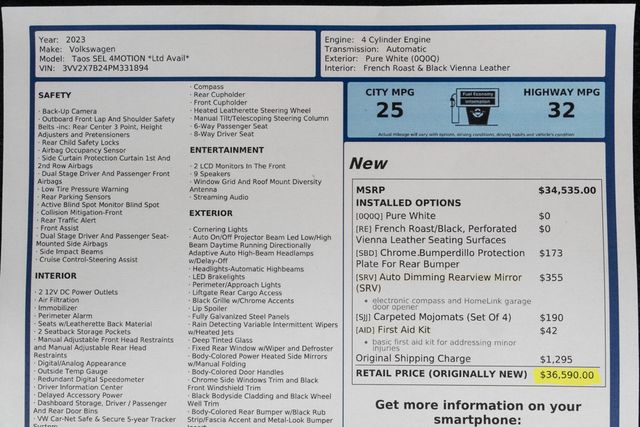 2023 Volkswagen Taos SEL 4MOTION - 23095298 - 47
