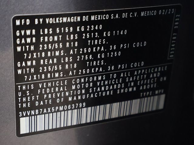 2023 Volkswagen Tiguan 2.0T SE FWD - 23000821 - 54