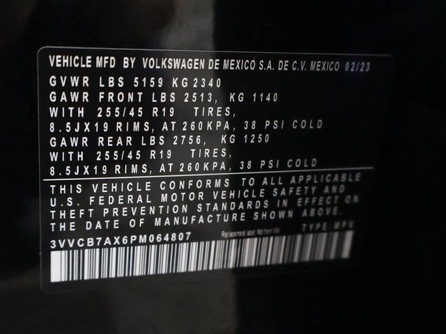2023 Volkswagen Tiguan 2.0T SE R-Line Black FWD - 22991416 - 55