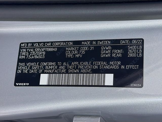 2023 Volvo XC60 B5 AWD Core - 23024785 - 35