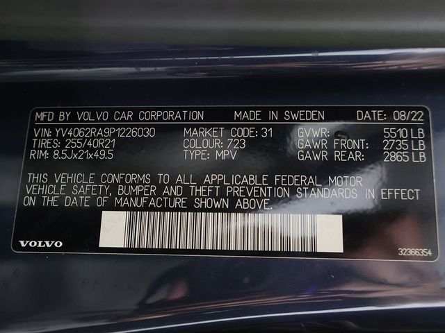2023 Volvo XC60 B6 AWD Ultimate Bright Theme - 23074519 - 62