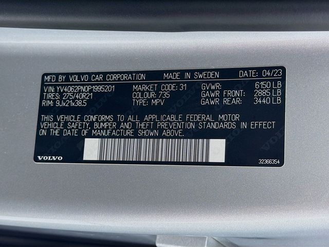 2023 Volvo XC90 B6 AWD Plus 7P - 23014862 - 37