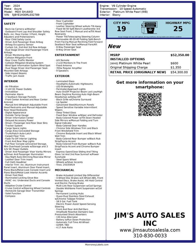 2024 Acura MDX SH-AWD - 22969122 - 6