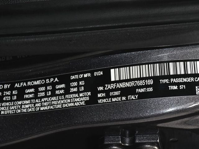 2024 Alfa Romeo Giulia Ti - 23001619 - 17
