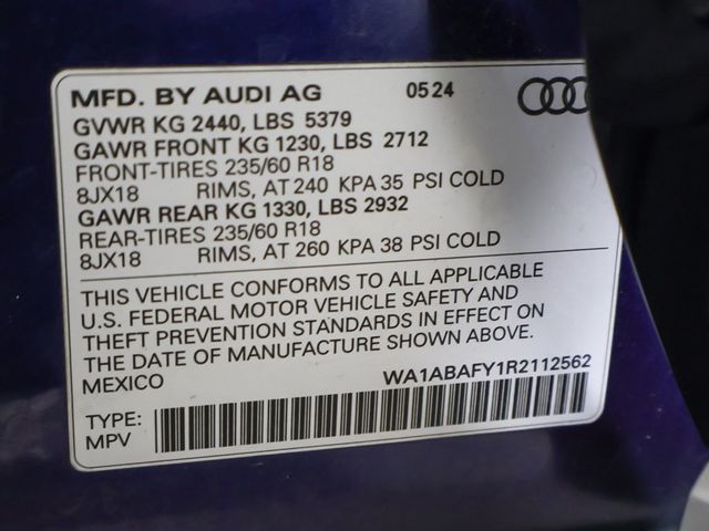 2024 Audi Q5 Premium 40 TFSI quattro - 22994224 - 54