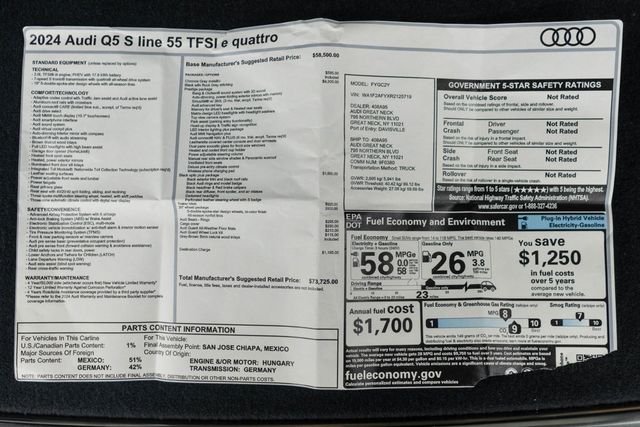 2024 Audi Q5 S line Prestige 55 TFSI e quattro - 22949489 - 62