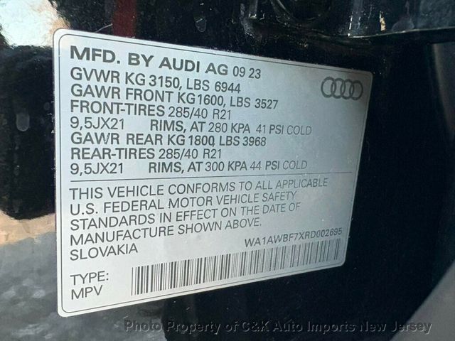 2024 Audi SQ7 Black Optics,Executive Pkg,Sport Pkg,Sport Exhaust,Carbon Pkg - 22985544 - 62