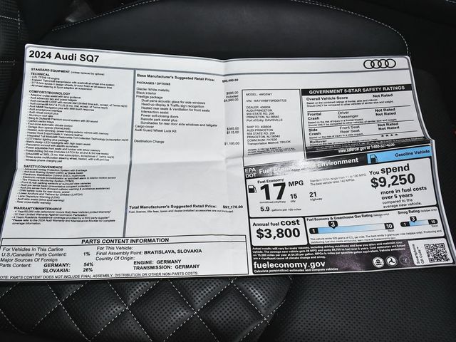 2024 Audi SQ7 Prestige - 23051096 - 70