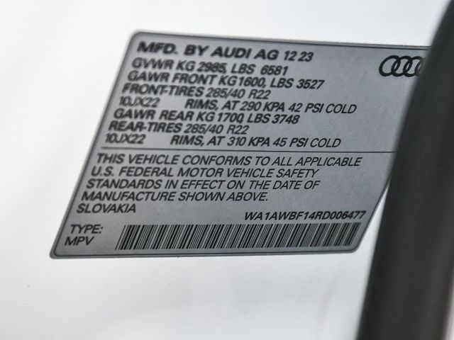 2024 Audi SQ8 4.0T Premium Plus - 22977354 - 18